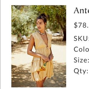 Free people mini dress